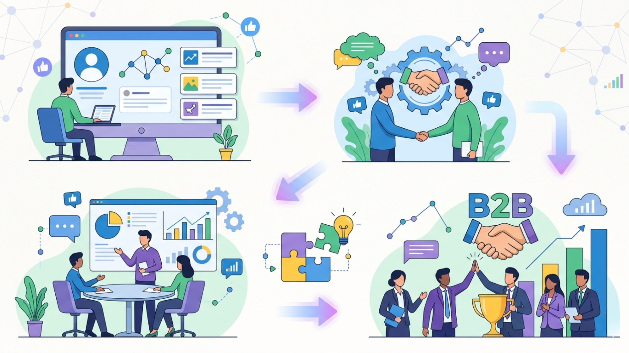 залучення B2B клієнтів через LinkedIn